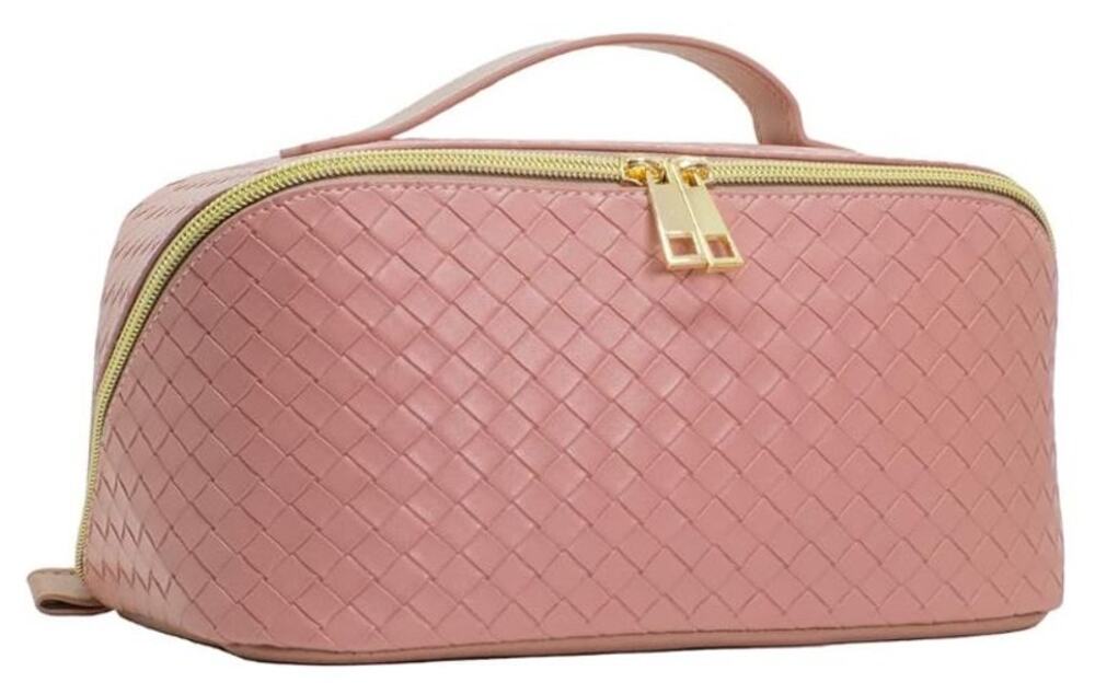 New BULVERI Dusty Pink Makeup Travel Cosmetic Makeup Bag
